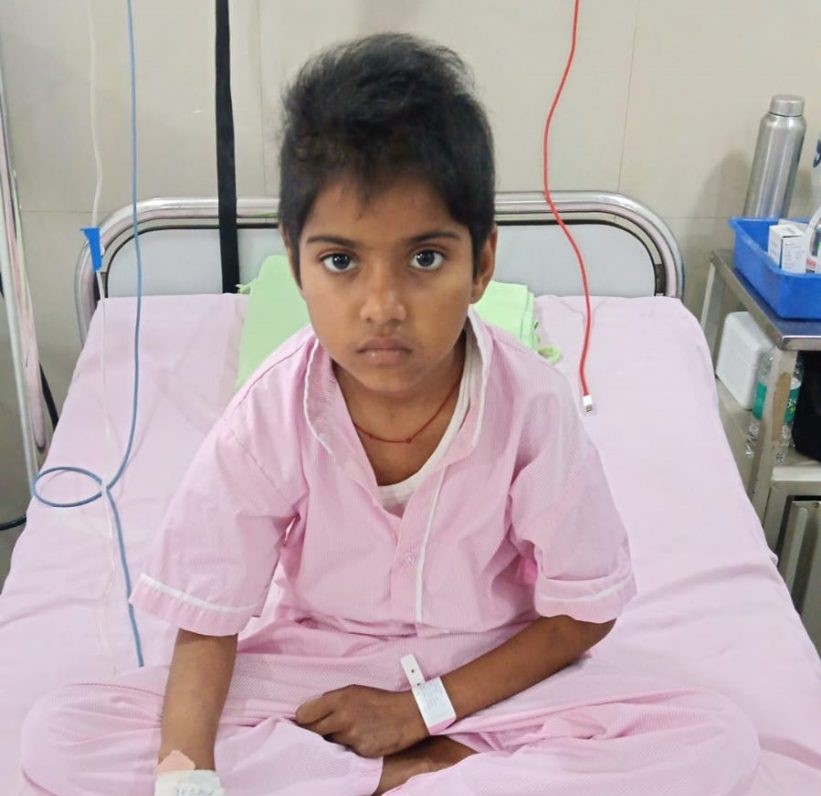 Child in hospital